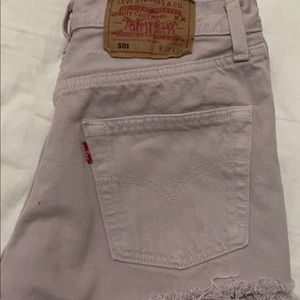 Lilac Levi shorts